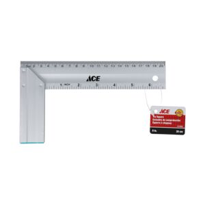 TRY SQUARE 8" 20CM ALUMINUM ACE TRY SQUARE 8" 20CM ALUMINUM ACE